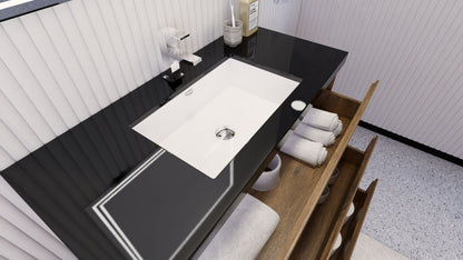 Stanley 42" Freestanding Bathroom Vanity with Reinforced Acrylic Integrated Sink Top