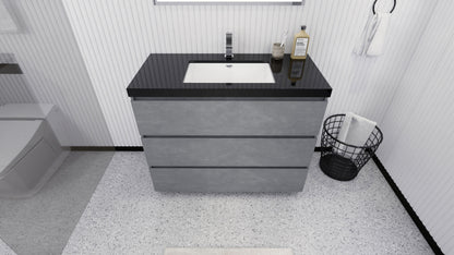 Stanley 42" Freestanding Bathroom Vanity with Reinforced Acrylic Integrated Sink Top