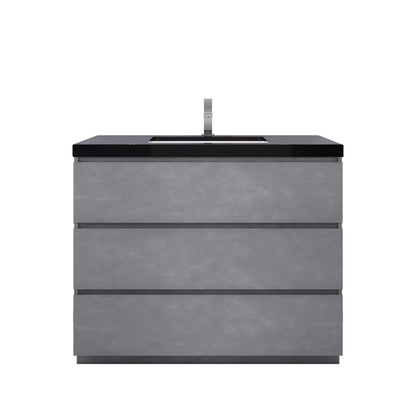 Stanley 42" Freestanding Bathroom Vanity with Reinforced Acrylic Integrated Sink Top