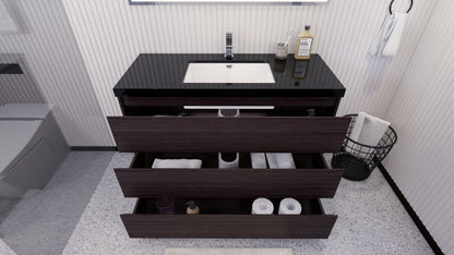 Stanley 48" Freestanding Bathroom Vanity with Reinforced Acrylic Integrated Sink Top