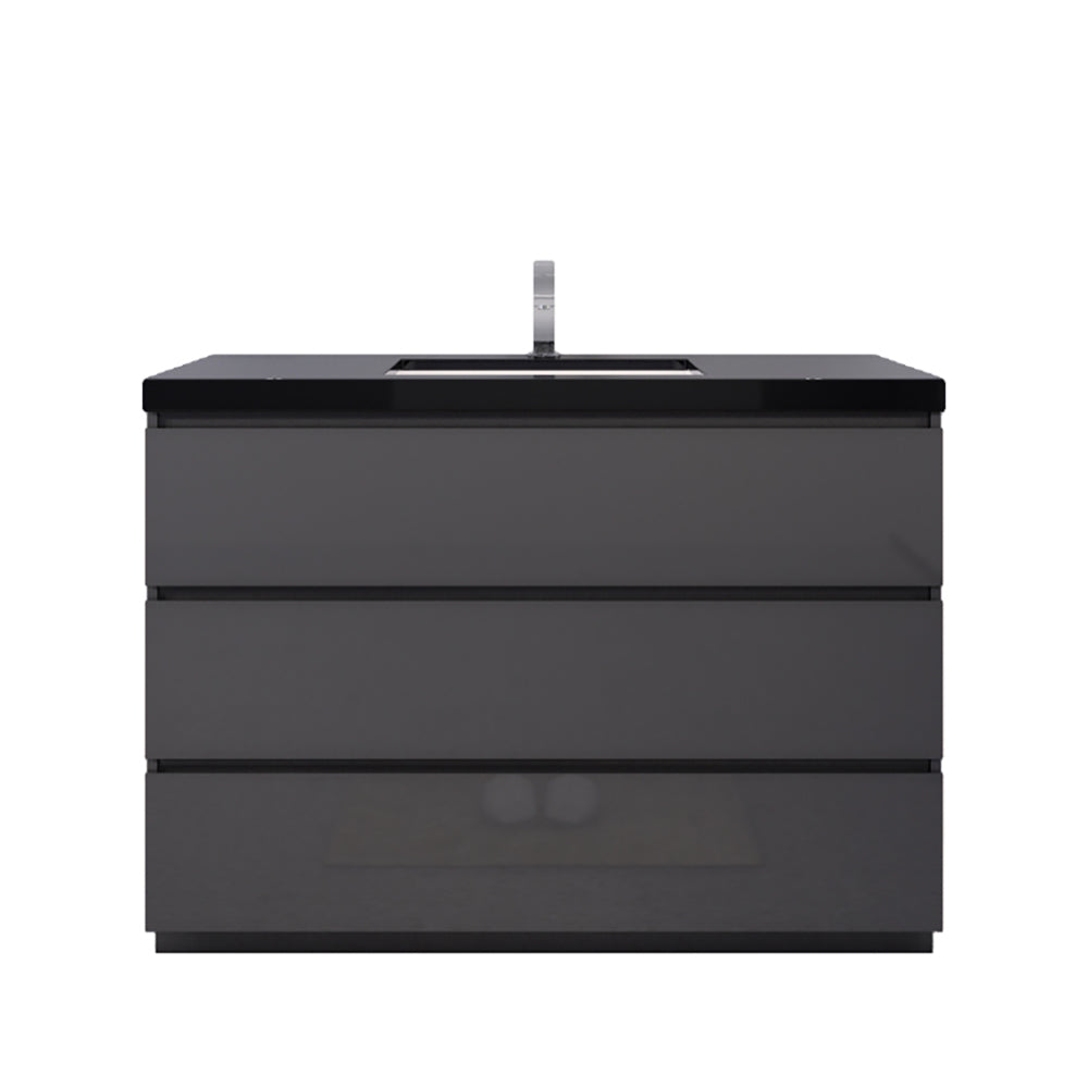 Stanley 48" Freestanding Bathroom Vanity with Reinforced Acrylic Integrated Sink Top