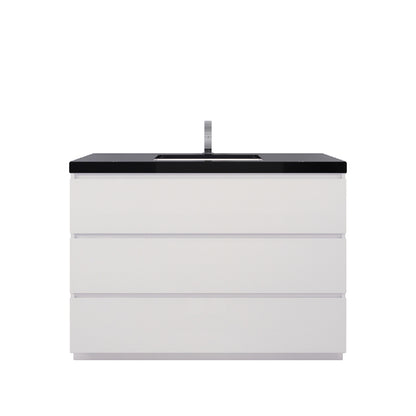 Stanley 48" Freestanding Bathroom Vanity with Reinforced Acrylic Integrated Sink Top