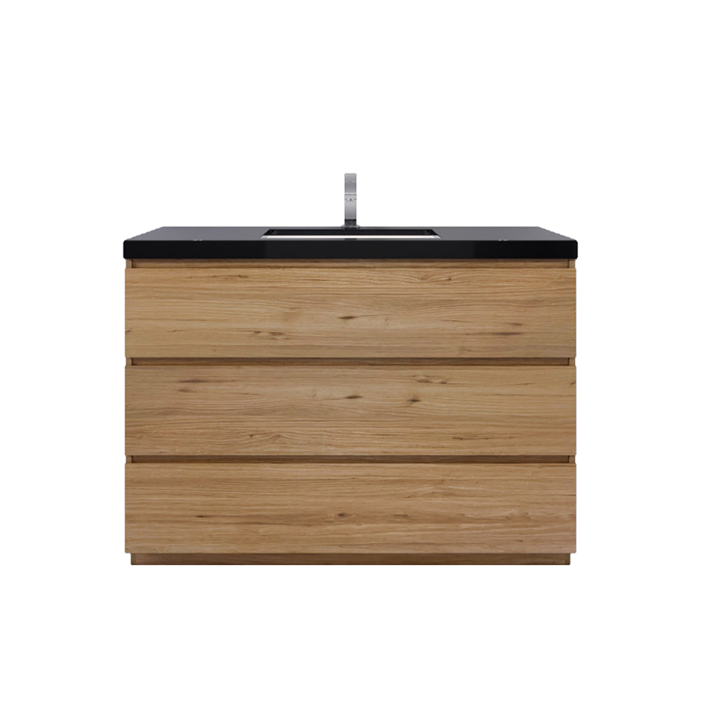Stanley 48" Freestanding Bathroom Vanity with Reinforced Acrylic Integrated Sink Top