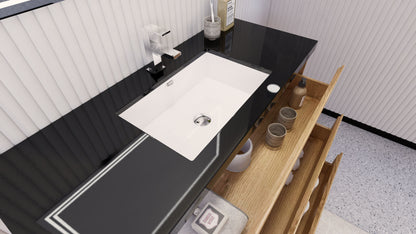 Stanley 48" Freestanding Bathroom Vanity with Reinforced Acrylic Integrated Sink Top
