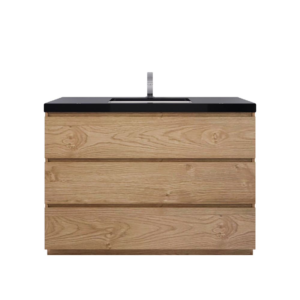 Stanley 48" Freestanding Bathroom Vanity with Reinforced Acrylic Integrated Sink Top