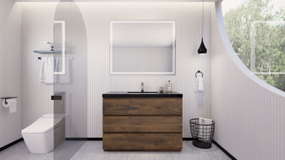 Stanley 48" Freestanding Bathroom Vanity with Reinforced Acrylic Integrated Sink Top