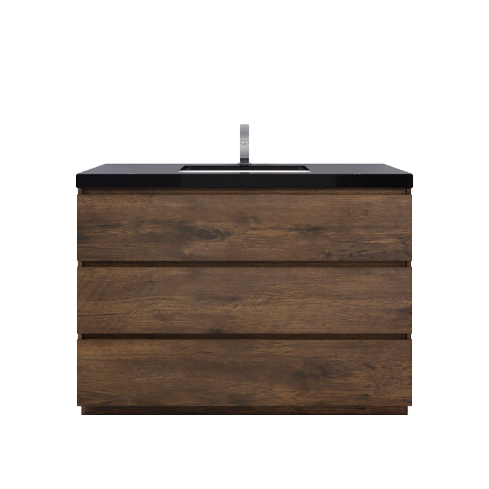 Stanley 48" Freestanding Bathroom Vanity with Reinforced Acrylic Integrated Sink Top