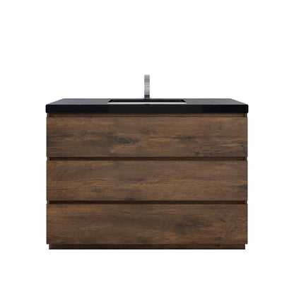 Stanley 48" Freestanding Bathroom Vanity with Reinforced Acrylic Integrated Sink Top