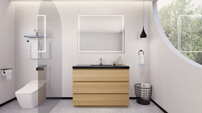 Stanley 48" Freestanding Bathroom Vanity with Reinforced Acrylic Integrated Sink Top