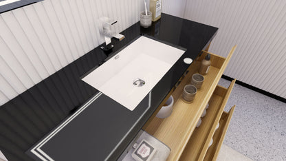 Stanley 48" Freestanding Bathroom Vanity with Reinforced Acrylic Integrated Sink Top