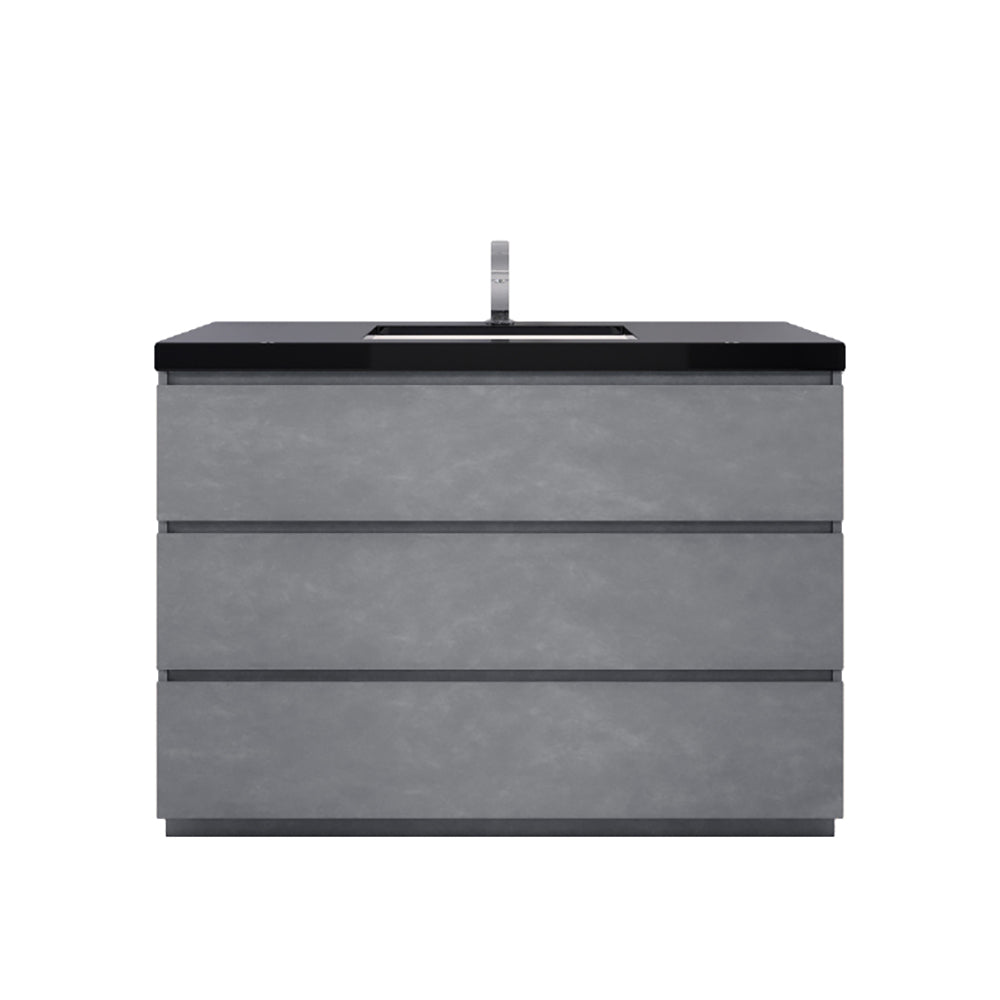 Stanley 48" Freestanding Bathroom Vanity with Reinforced Acrylic Integrated Sink Top