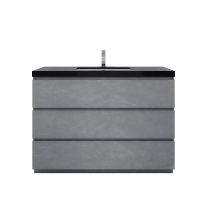 Stanley 48" Freestanding Bathroom Vanity with Reinforced Acrylic Integrated Sink Top