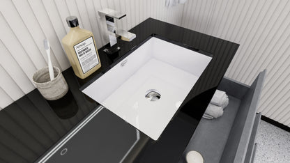 Stanley 60" Freestanding Bathroom Vanity with Reinforced Acrylic Integrated Sink Top
