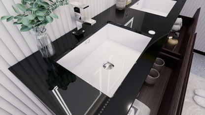 Stanley 60" Freestanding Bathroom Vanity with Reinforced Acrylic Integrated Sink Top