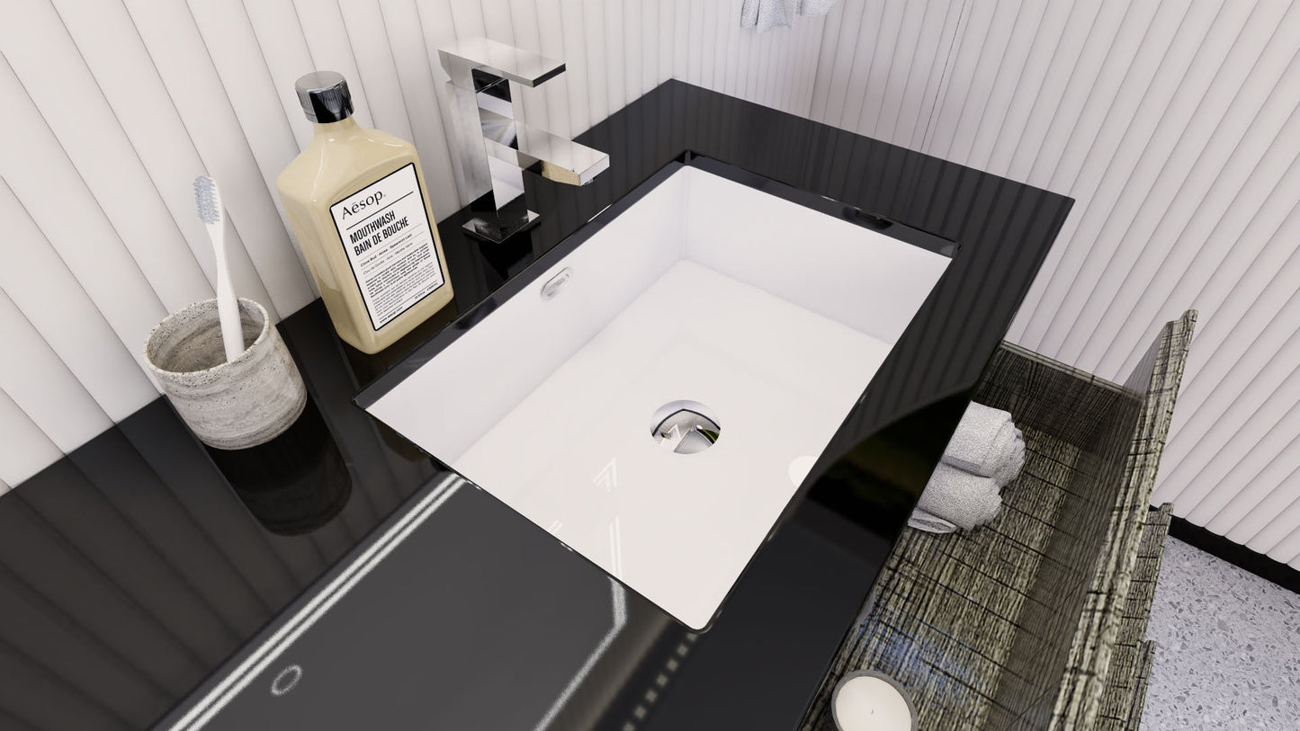 Stanley 60" Freestanding Bathroom Vanity with Reinforced Acrylic Integrated Sink Top