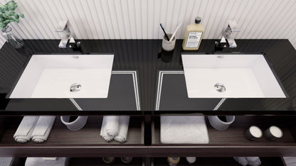 Stanley 72" Freestanding Bathroom Vanity with Reinforced Acrylic Integrated Sink Top