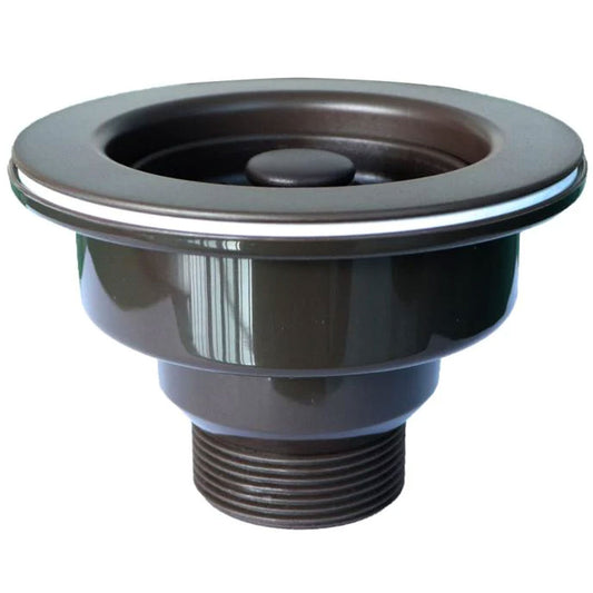 Flavius Sink Drain Strainer in Dark Brown
