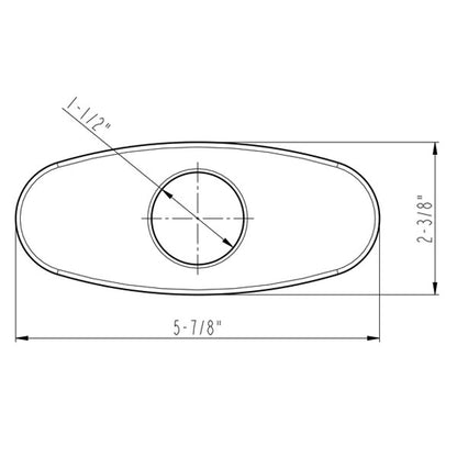 Hardik Faucet Deck Plate
