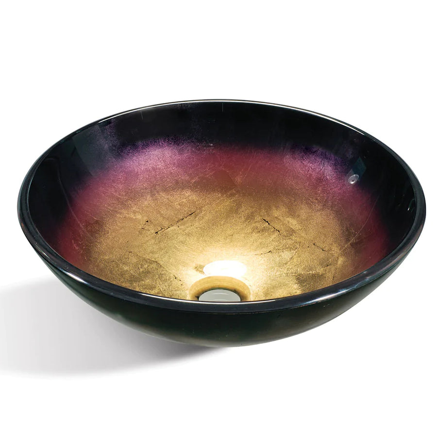 Kamala Tempered Glass Vessel Bathroom Sink