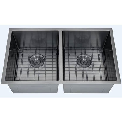 Kennedy 32" Stainless Steel Undermount Double Basin Kitchen Sink