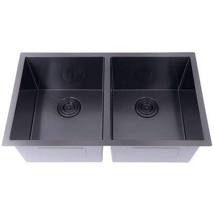 Kennedy 32" Stainless Steel Undermount Double Basin Kitchen Sink