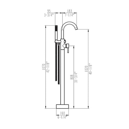 Miranda Freestanding Tub Faucet